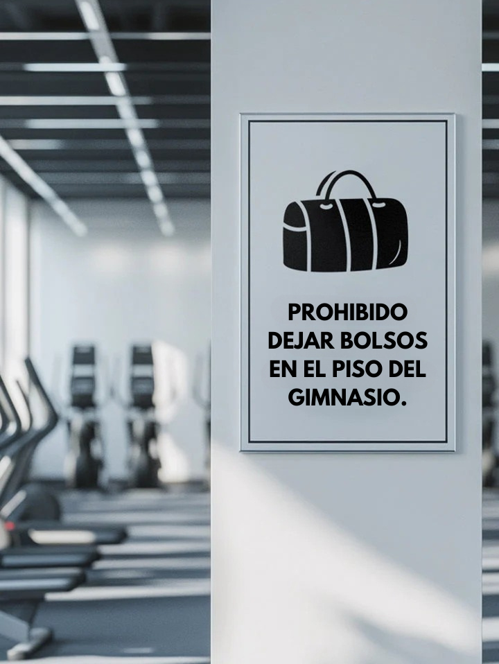 Bolso MagPro en gimnasio